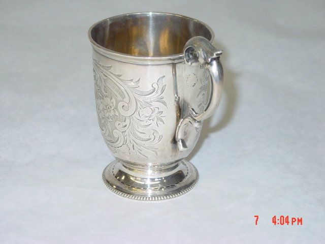 Antique Victorian mug city of London 1865