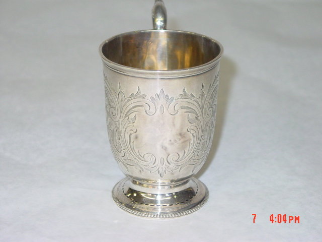 Antique Victorian mug city of London 1865