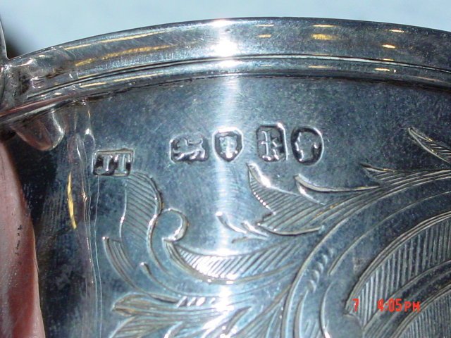 Antique Victorian mug city of London 1865