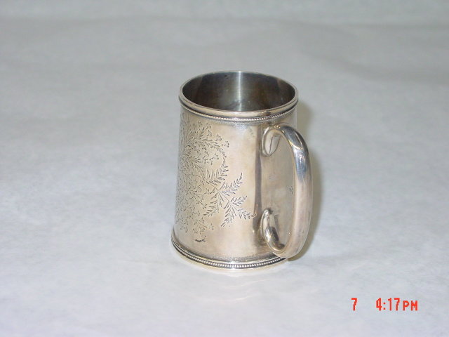 Antique Victorian mug city of London 1889