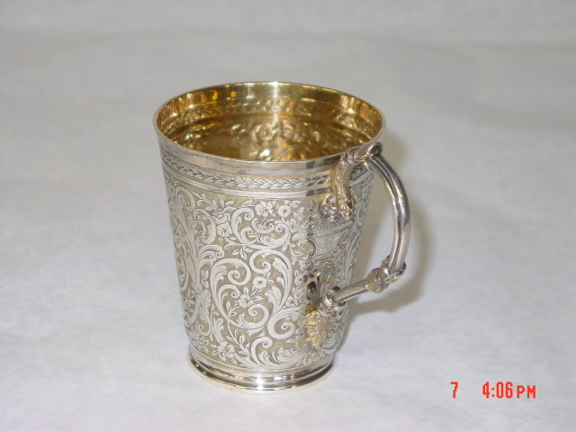 Antique Victorian mug city of London 1873