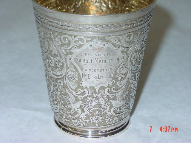 Antique Victorian mug city of London 1873