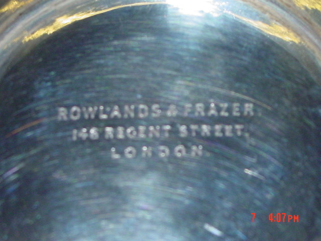 Antique Victorian mug city of London 1873