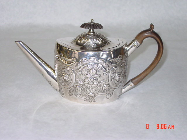 Antique tea pot George III London 1801