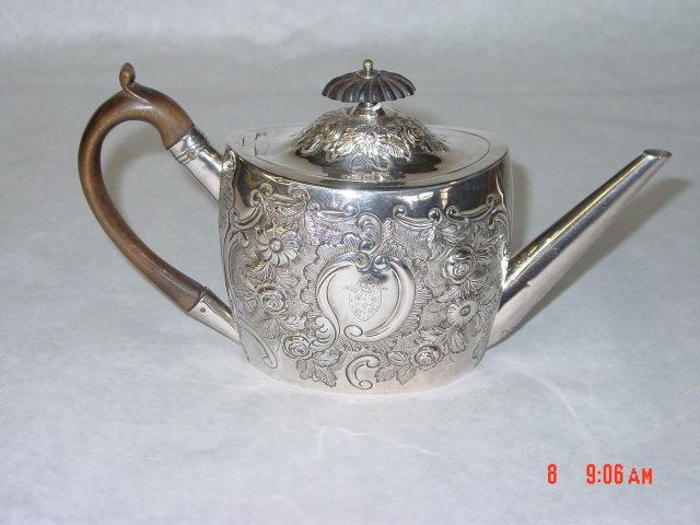 Antique tea pot George III London 1801