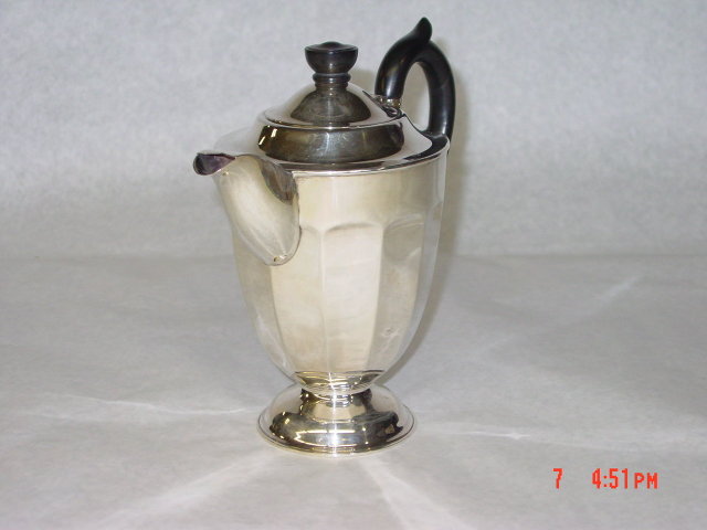 Antique coffee pot city of Sheffield 1936