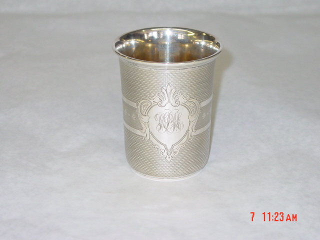 Antique Austro Ungarian baby cup year 1885