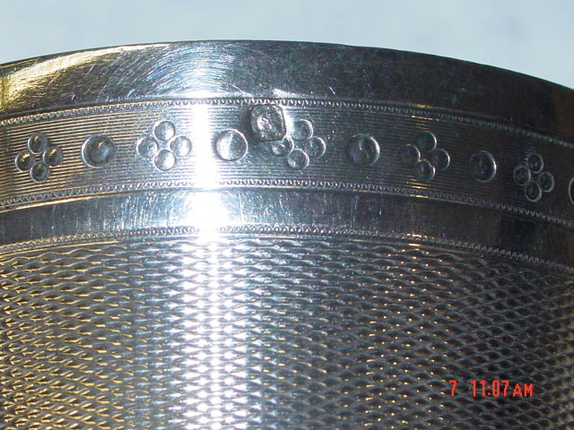Antique French baby cup year 1880