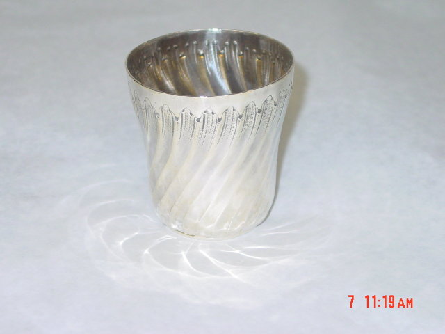 Antique French baby cup year 1890