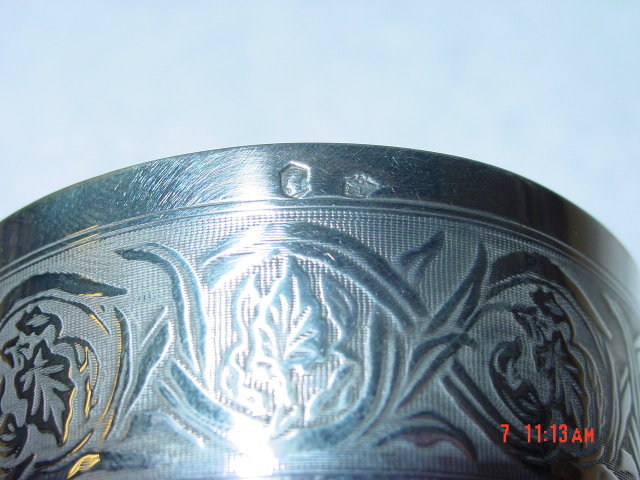 Antique Austro Ungarian baby cup year 1901