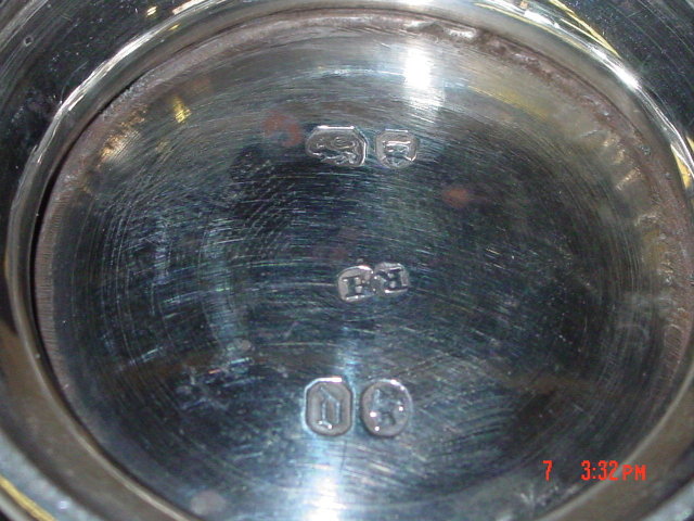Antique sugar bowl Victorian London 1859