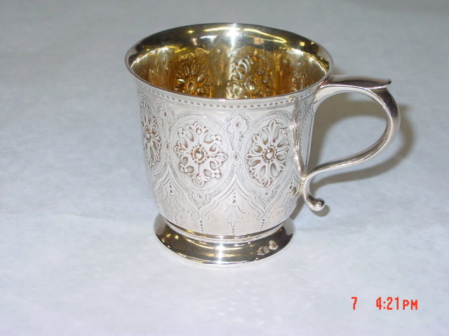 Antique small mug Victorian London 1865