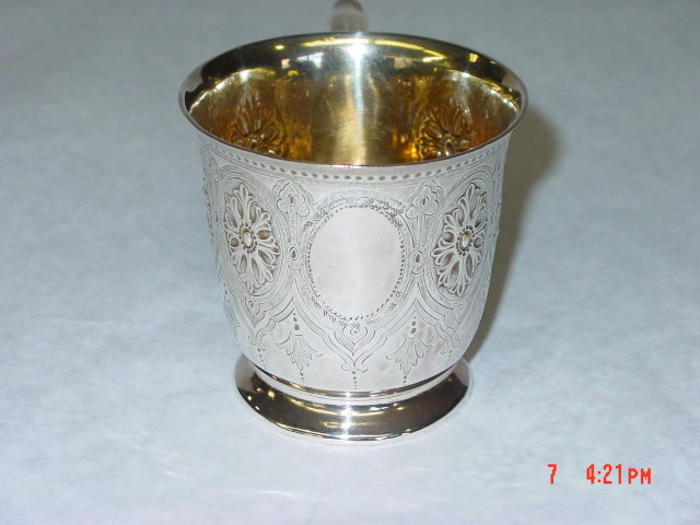 Antique small mug Victorian London 1865