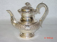 Antique coffee pot George IV London 1825