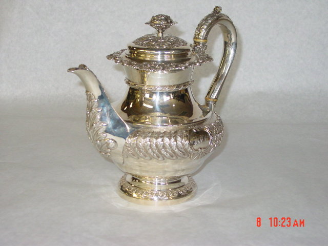 Antique coffee pot George IV London 1825