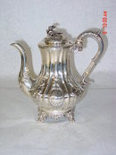 Antique coffee pot Victorian London 1846