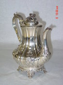 Antique coffee pot Victorian London 1846