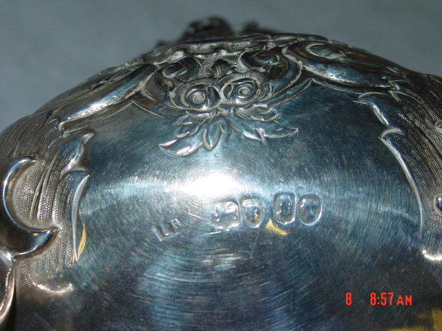 Antique tea pot Victorian London 1850