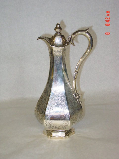 Antique ewer Victorian London 1844