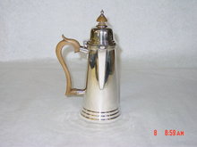 Antique coffee pot Sheffield 1939