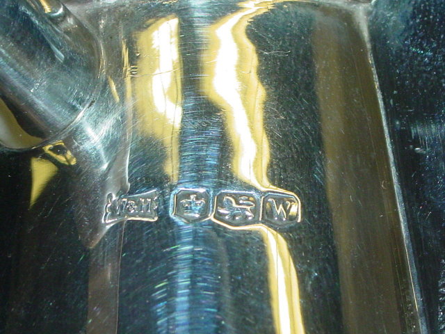 Antique coffee pot Sheffield 1939