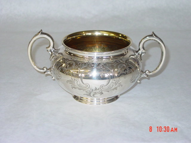 Sugar bowl Victorian London 1849