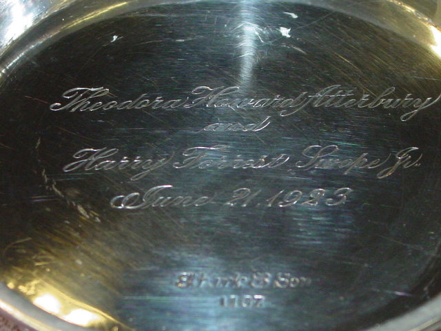 Kirk & Sons repousse sugar bowl America 1890