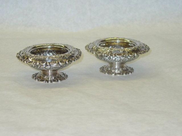 Pair salt cellars Bailey Banks & Biddle America 1920