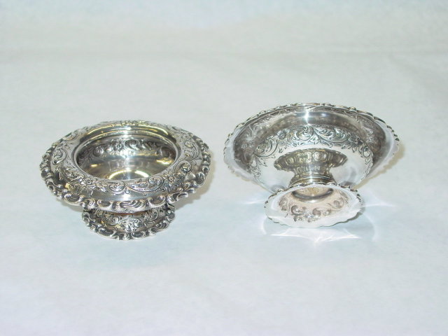 Pair salt cellars Bailey Banks & Biddle America 1920