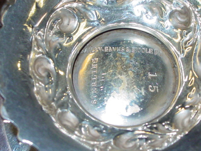 Pair salt cellars Bailey Banks & Biddle America 1920