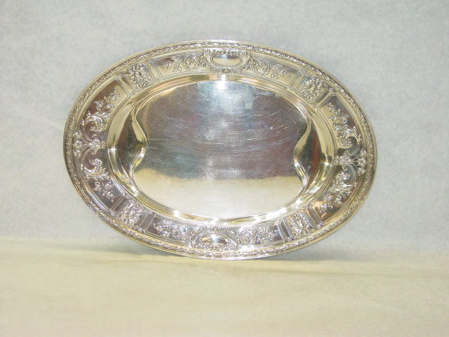 Gorham oval meat tray America 1917
