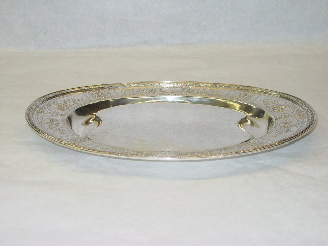 Gorham oval meat tray America 1917