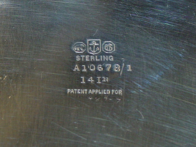 Gorham oval meat tray America 1917