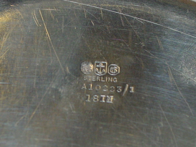 Gorham oval tray America 1918