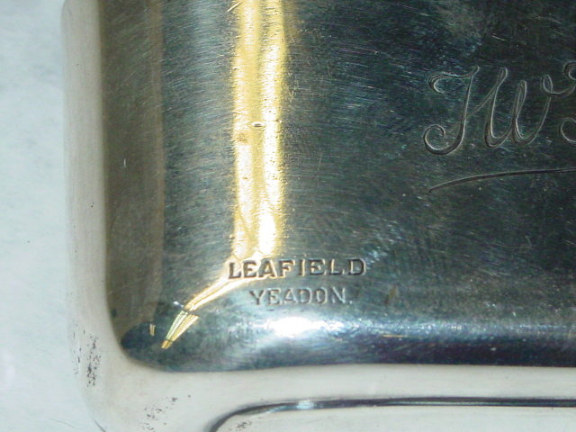 Pocket flask city of Sheffield 1906