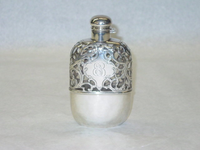 Alvin Co. pocket flask America 1890