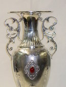 Baroque egg shaped vase Italian 1950