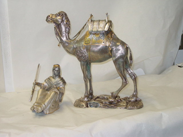 Arabian Knight with camel Italian 1950