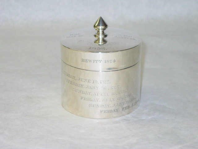 Antique tea caddy Tiffany & Co. 1855