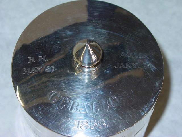 Antique tea caddy Tiffany & Co. 1855