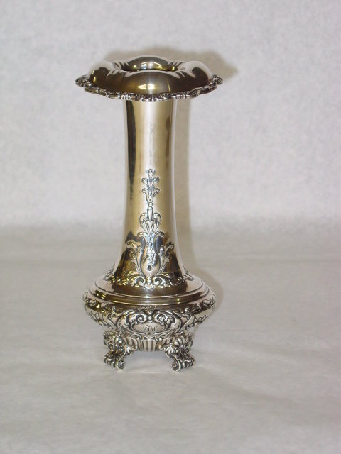 Antique flower vase Gorham & Co. America 1868