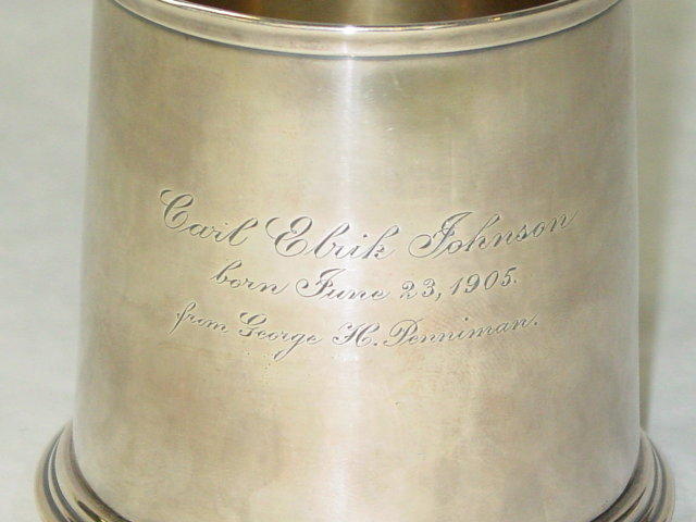 Antique mug Black Starr & Frost America 1900