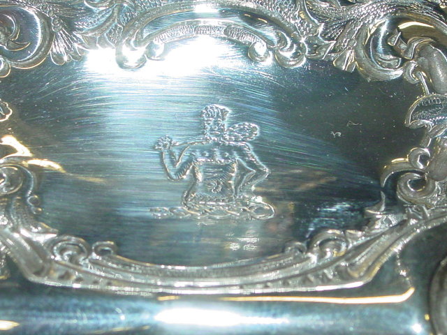 Antique inkstand Victorian Sheffield 1887