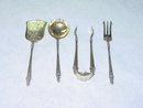 Antique French Vermeille Apetizer set 1850