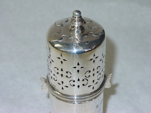 Antique pair sugar caster London 1891
