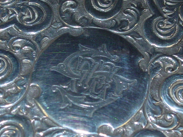 Antique round shaped box London 1890