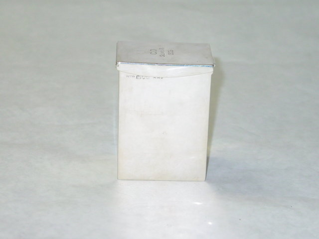 Antique playing cards holder box Chester 1904