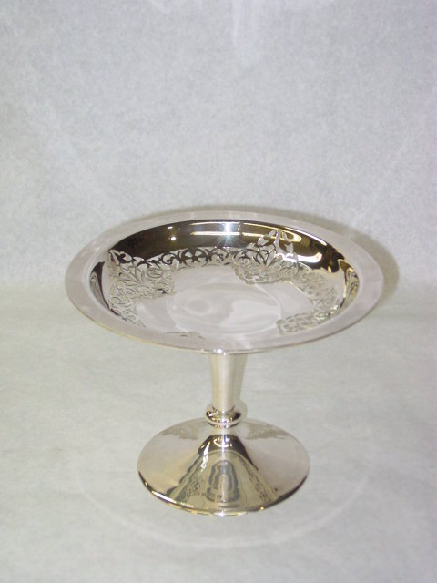 Antique pierced compote Birmingham 1923