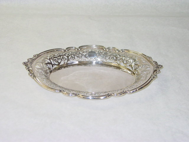Antique pierced basket London 1910
