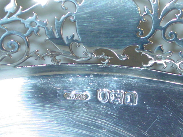 Antique pierced basket London 1910